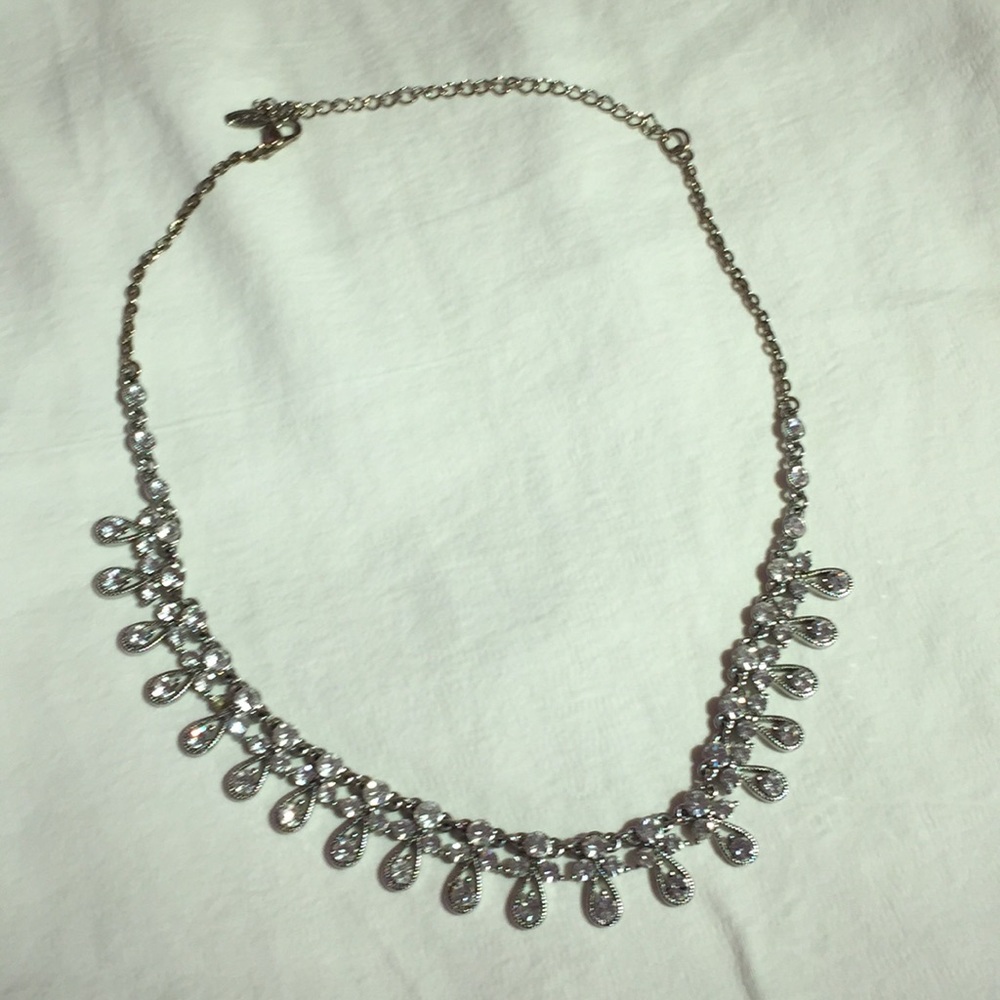 VCLM rhinestone necklace